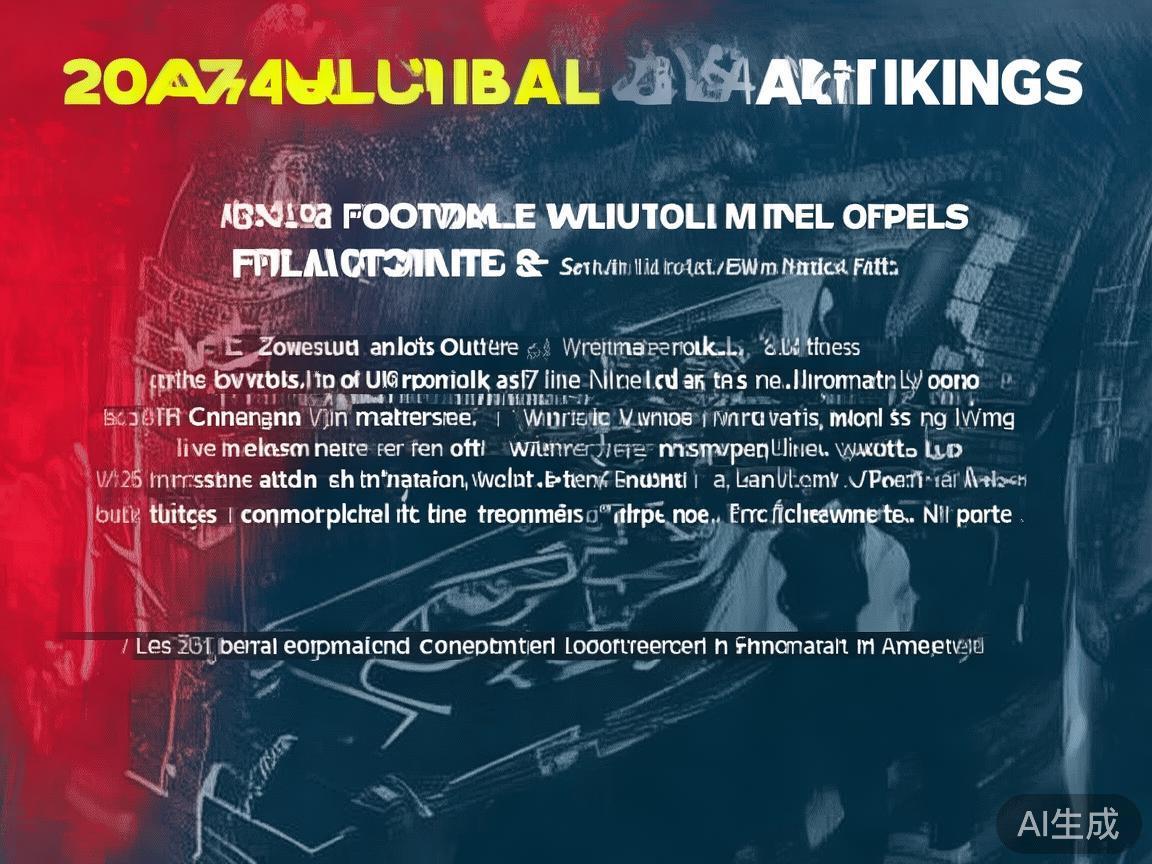 2024年环球体育顶级足球俱乐部排名全攻略:全面解析最新全球球队排名与实力分析 在足球界俱乐部排名中,关键指标包括:球队战绩、比赛